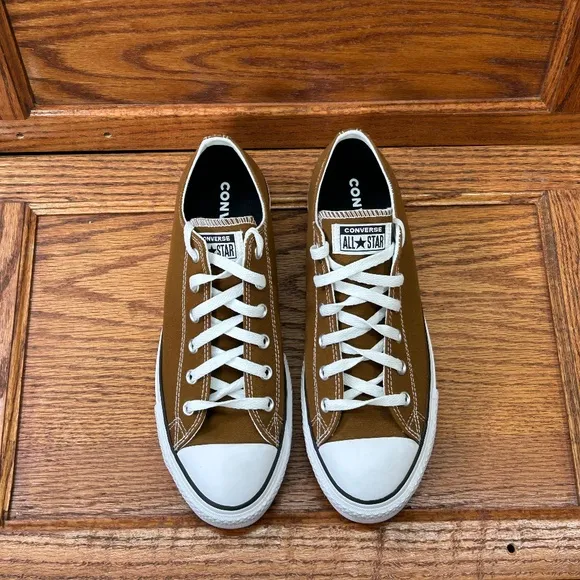 Converse CTAS Lift Ox Brindle Brown White Black Shoes