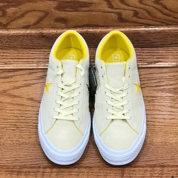 Converse One Star Ox Vanilla Solar Power White Shoes