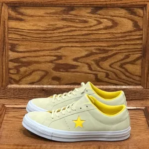 Converse One Star Ox Vanilla Solar Power White Shoes