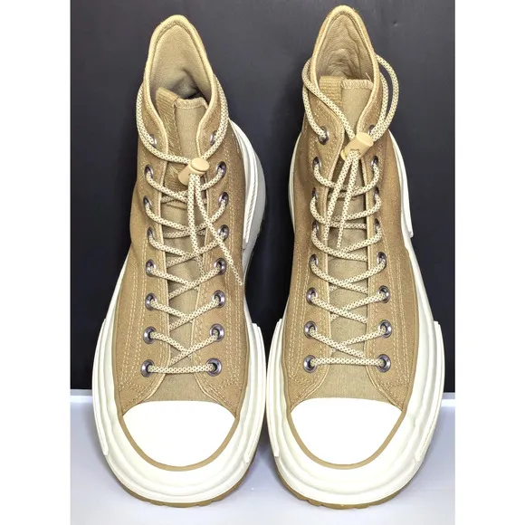 Converse Shoes Mens 8 Beige Run Star Legacy CX High Top Platform Unisex Sneaker
