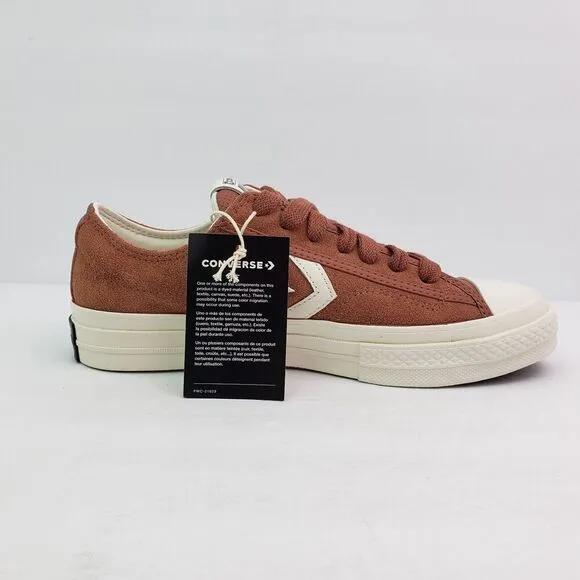 Converse Star Player 76 OX Mens Size 8 Womens Sz 9.5 In A Nutshell Suede Shoes