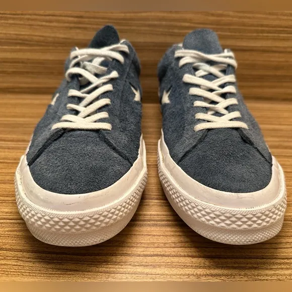 Converse X Fragment Design X One Star 74 153129C Men’s Size 9.5 RARE Blue Suede