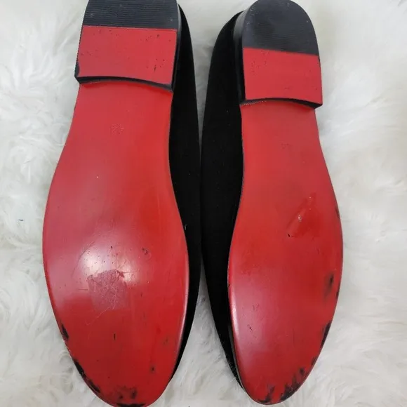 COOL TIRO BLACK VELVET EMBROIDERED MENS LOAFERS SZ 10
