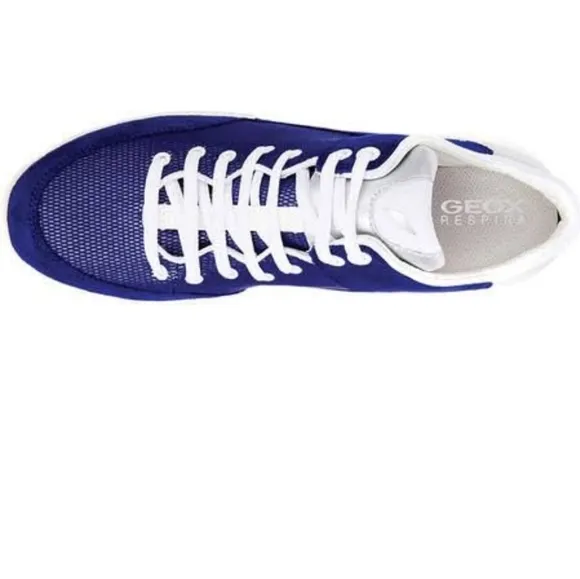 COPY - Geox D Sfinge A blue suede leather sneaker shoes 9 cy