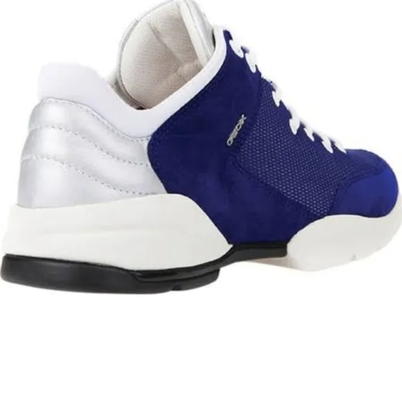 COPY - Geox D Sfinge A blue suede leather sneaker shoes 9 cy
