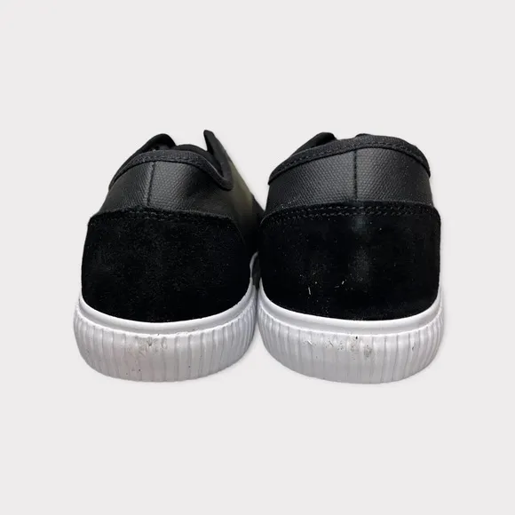 Crevo Black Suede Comander Shoes