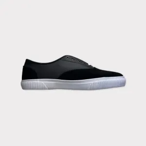 Crevo Black Suede Comander Shoes