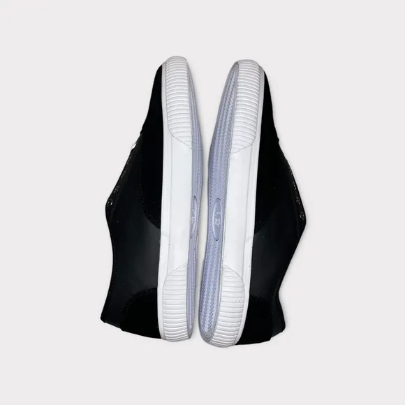 Crevo Black Suede Comander Shoes
