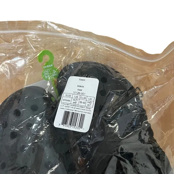 Crocs Baya Black New Size men 7 / women 9