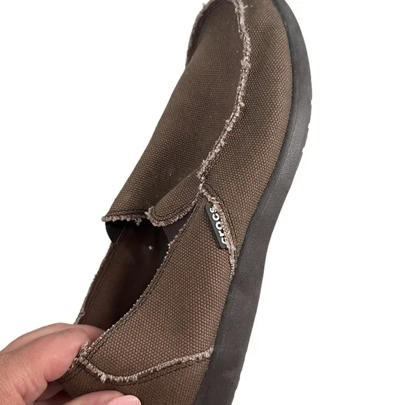 Crocs shoes Men's Santa Cruz Moccasins light weight comfort shoe sz 10