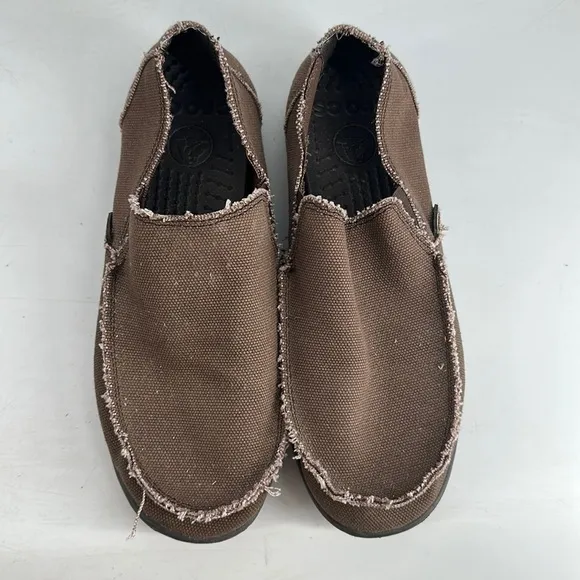 Crocs shoes Men's Santa Cruz Moccasins light weight comfort shoe sz 10