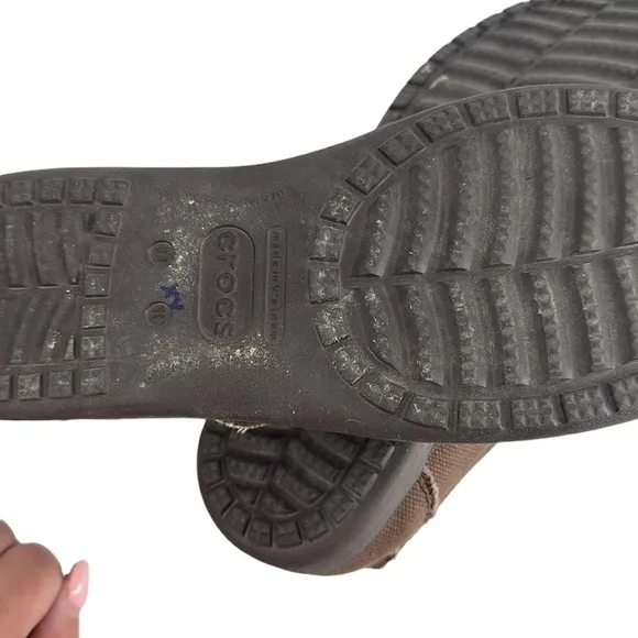 Crocs shoes Men's Santa Cruz Moccasins light weight comfort shoe sz 10