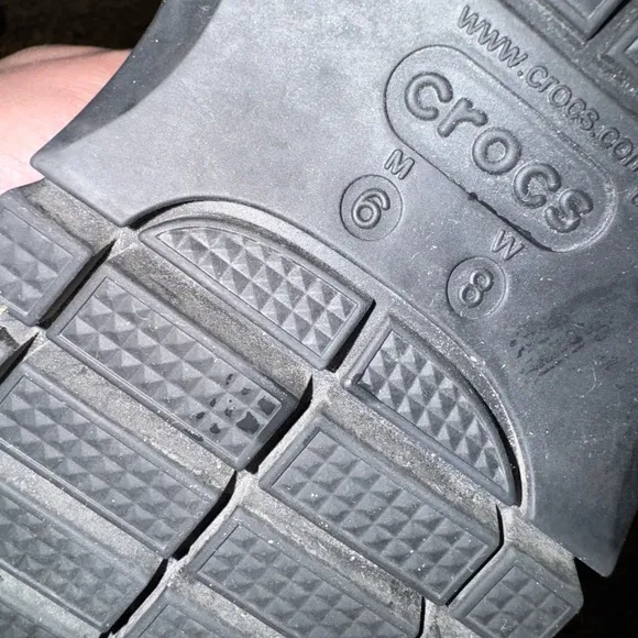 Crocs Unisex Adult Mega Crush Sandal size 8 W used