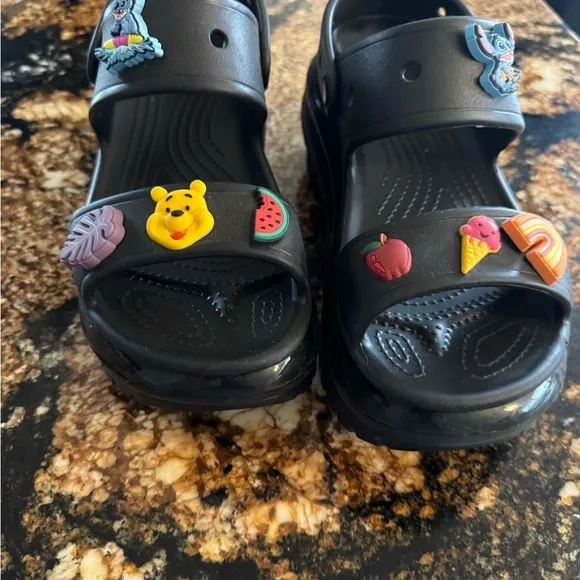 Crocs Unisex Adult Mega Crush Sandal size 8 W used
