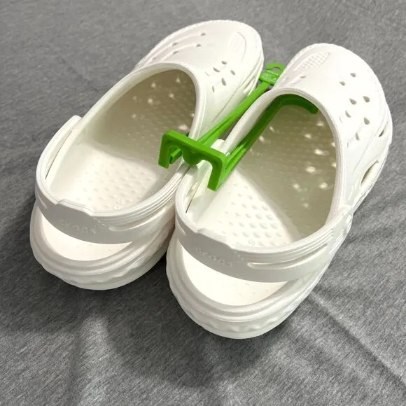 Crocs Unisex Off Grid Clog - White M 10 W 12 Streetwear Comfort Shoes