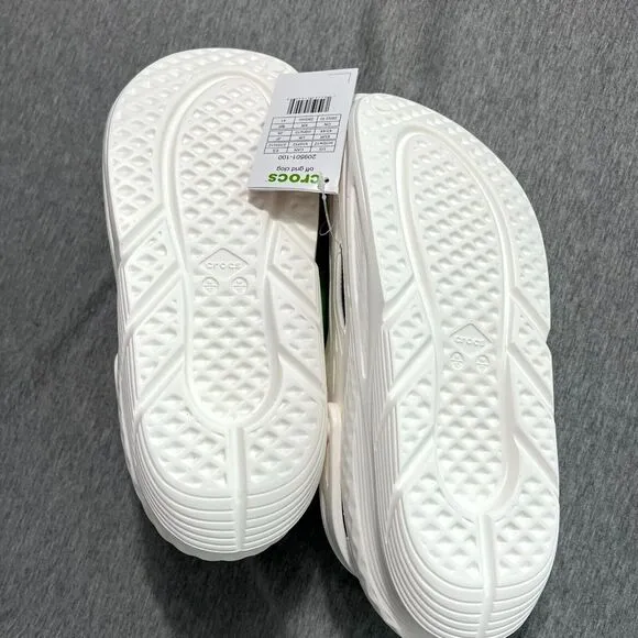 Crocs Unisex Off Grid Clog - White M 10 W 12 Streetwear Comfort Shoes