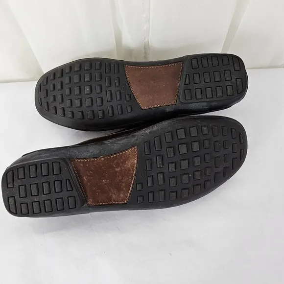 Daniel &amp; Company Men's Horsebit Loafers Rich Brown Gold Hardware Size 11