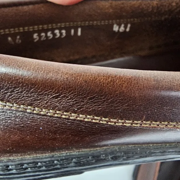 Daniel &amp; Company Men's Horsebit Loafers Rich Brown Gold Hardware Size 11