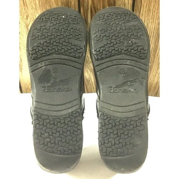 Dansko Black Clog Women Shoes Sz 12