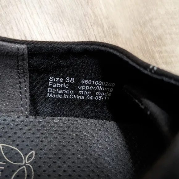 Dansko Black Vegan Leather Heeled Shoes Size 38