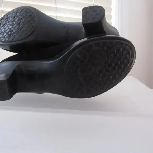 DANSKO Buffy Ruched Black Comfy Ankle Booties Shoes Size 38 (US 7.5-8)