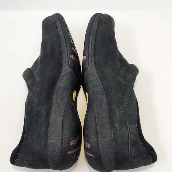 Dansko Celeste Black Nubuck Leather Clogs Loafers Women 42 US 11.5 Waterproof