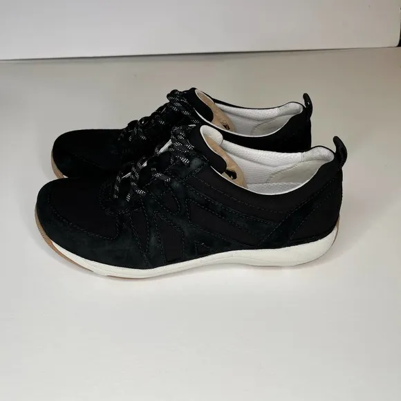 Dansko Hatty Suede Black Shoes, New