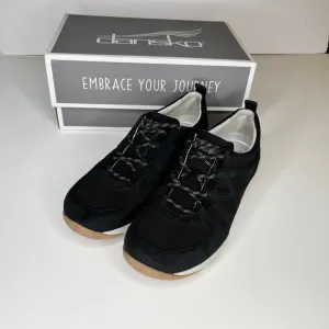 Dansko Hatty Suede Black Shoes, New
