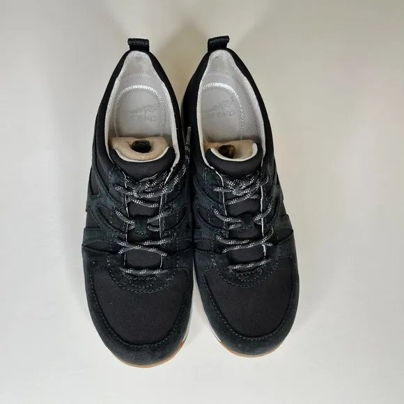 Dansko Hatty Suede Black Shoes, New