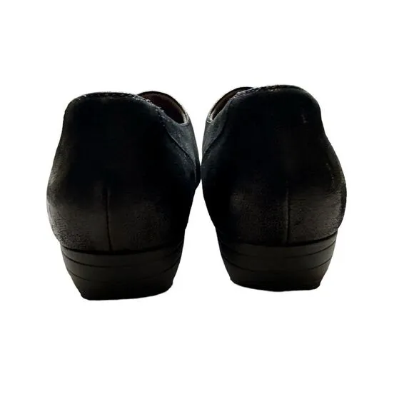 Dansko Women's Fae Black Leather Upper Rubber Sole Shoes Size 40 (9.5-10)