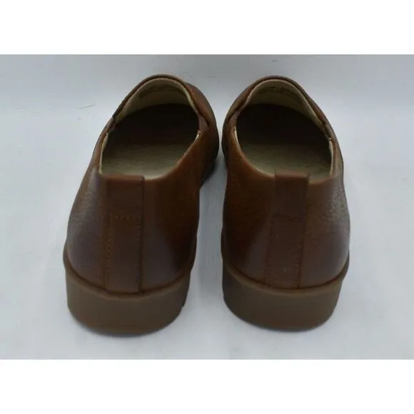 Dansko EU Size 41 US 10.5-11 Linley Burnished Calf Leather Tan Loafers Shoes