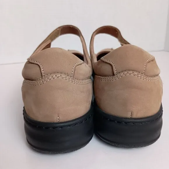 David Tate Bergamo Beige Women's Casual/Comfort Shoes With Hook and Loop closure