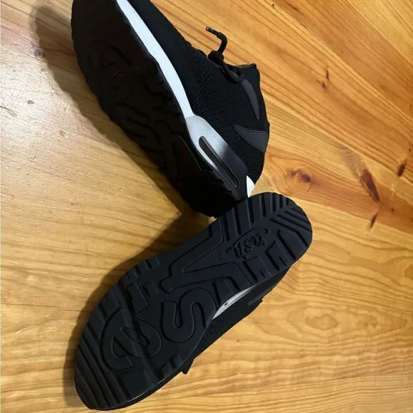 Devon Windsor x Ash Sneakers DW SPORT Black Shoes SIZE 40 EU 9-9.5 US EUC
