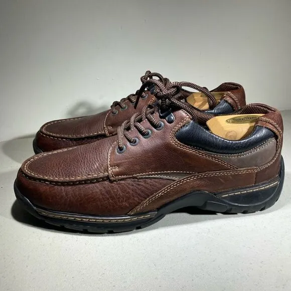Dockers Mens  90-7729 Size 11 Brown  Leather Lace Up Casual Shoes