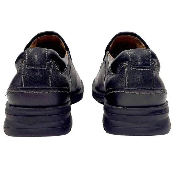 Dockers Shoes Mens Sz 10M Black Leather Dress Casual Slip-on Loafer Comfort