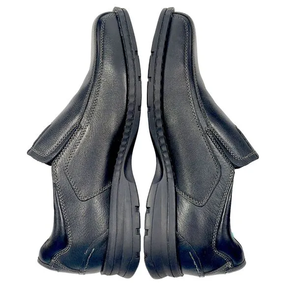 Dockers Shoes Mens Sz 10M Black Leather Dress Casual Slip-on Loafer Comfort