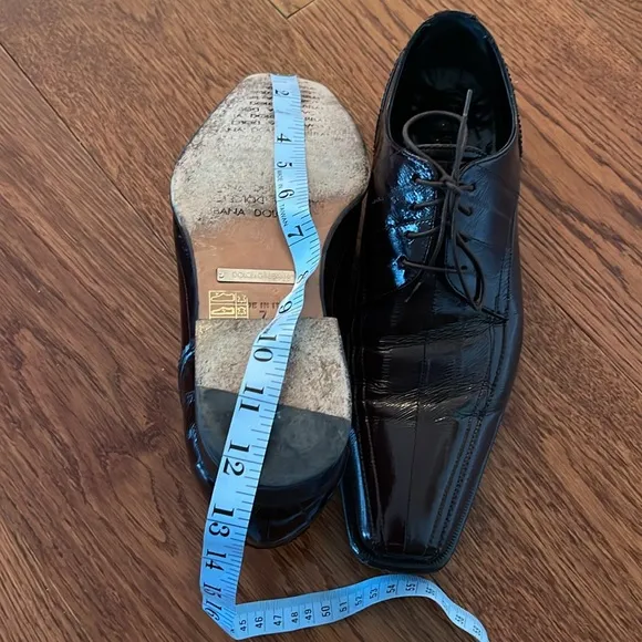 Dolce &amp; Gabbana men shoes size 8 1/2 with box and shoe bag