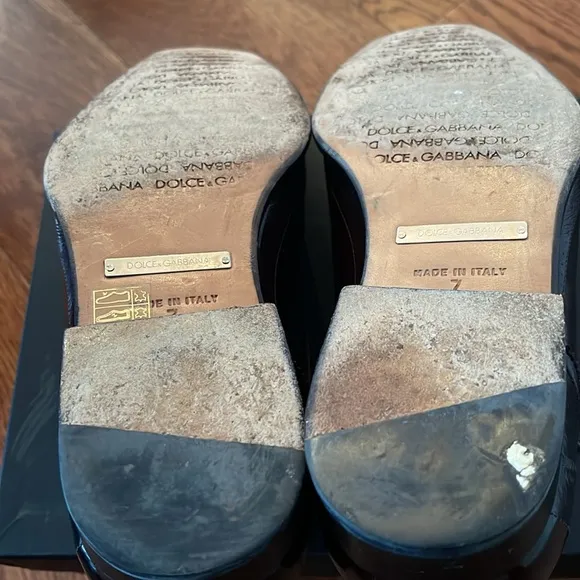 Dolce &amp; Gabbana men shoes size 8 1/2 with box and shoe bag