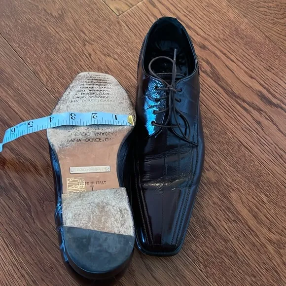 Dolce &amp; Gabbana men shoes size 8 1/2 with box and shoe bag