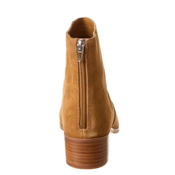 Dolce Vita‎ Acela Women's Caramel Suede AnkleBootie Shoe Size 6