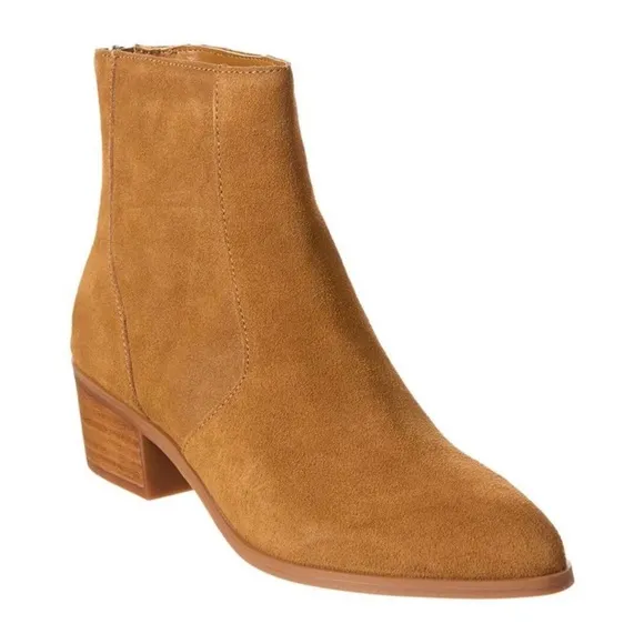 Dolce Vita‎ Acela Women's Caramel Suede AnkleBootie Shoe Size 6