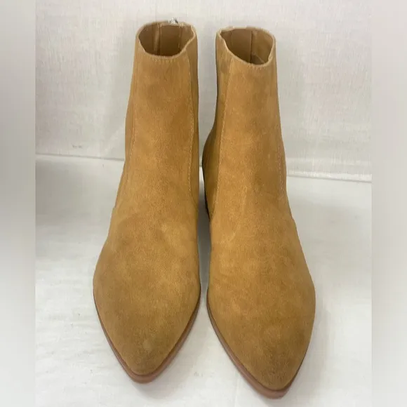 Dolce Vita‎ Acela Women's Caramel Suede AnkleBootie Shoe Size 6