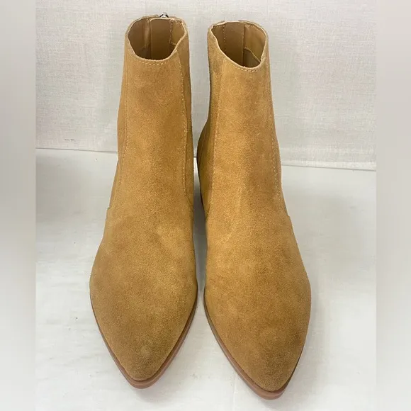 Dolce Vita‎ Acela Women's Caramel Suede AnkleBootie Shoe Size 6