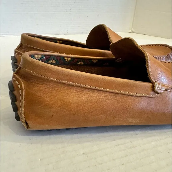 Donald J. Pliner Brown Driving Moccasins Shoes 8.5 M