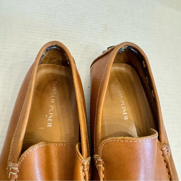 Donald J. Pliner Brown Driving Moccasins Shoes 8.5 M