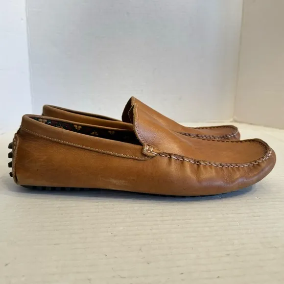 Donald J. Pliner Brown Driving Moccasins Shoes 8.5 M