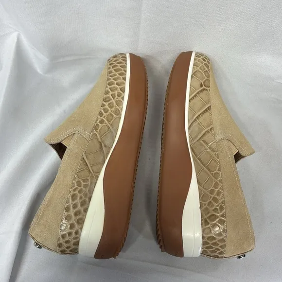 Donald J. Pliner leather Lizzee slide on sneaker shoes size 8