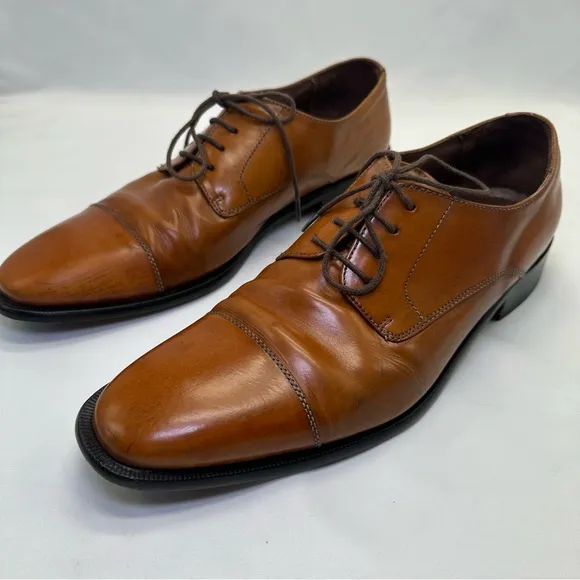 Donald J Pliner Mens Cap Toe Lace-up Oxford Size 8.5 ‎ Men Donald J Pliner Shoes
