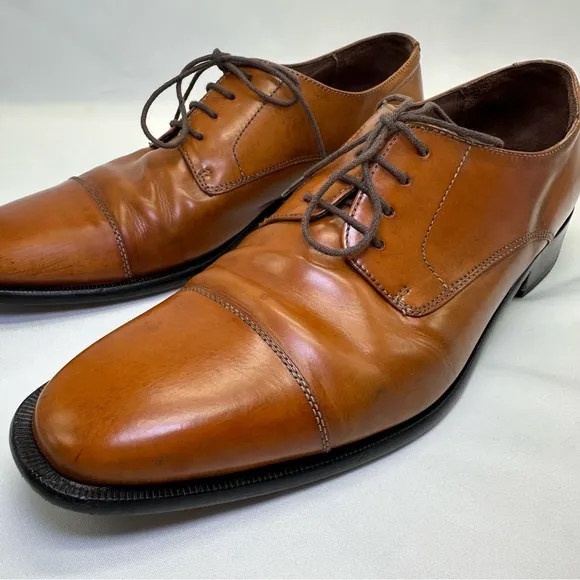 Donald J Pliner Mens Cap Toe Lace-up Oxford Size 8.5 ‎ Men Donald J Pliner Shoes