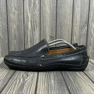 Donald Pliner EIVE Leather Driving Shoes Loafers Moccasins Men Sz 12 Italian